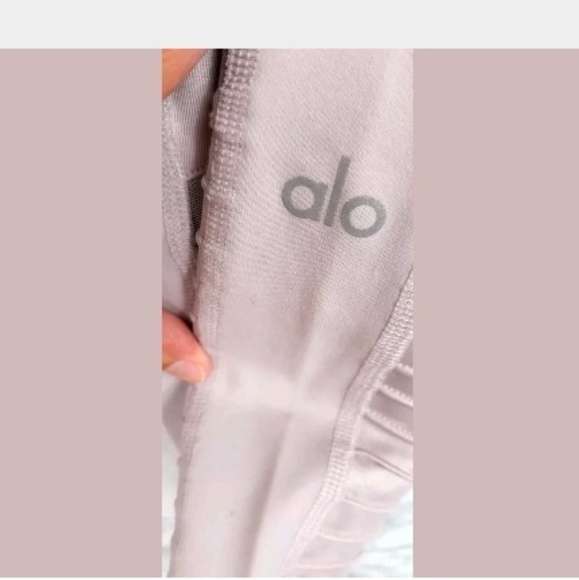 Alo Lg Moto Leggings Athletic Pants Lifting Fit Du - Picture 2 of 7